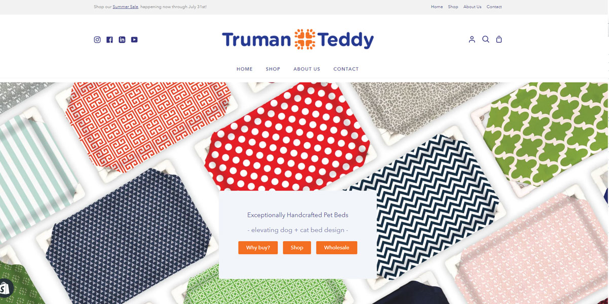 Available Design Truman & Teddy Portfolio Image